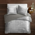 thumbnail image 2 of Grace Living Rosabella 3pc King/California King Comforter Set, Silver, 2 of 6