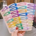 thumbnail image 1 of RV 60 Piezas Macaron Pinzas para el Cabello para Niñas, Pasadores para el Cabello para Niños, Mini Pasadores para el Cabello para Niñas de Colores Aleatorios, Pinzas para el Cabello a Presión de Metal, Accesorios para el Cabello para Niñas, Bebés y Damas Rojo Verde, 1 of 1