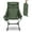 Army Green, variant on YATTA LIFE High Back Folding Camping Chairs for Adults with Storage Pouches & Carrying Case