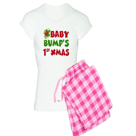 

CafePress - Baby Bump 1St Christmas Pajamas - Women s Light Pajamas