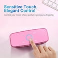 thumbnail image 3 of DOSS Bluetooth Speaker, SoundBox Touch Portable Wireless Speaker with 12W HD Sound and Bass, IPX4 Water-Resistant, 20H Playtime, Touch Control, Handsfree, Speaker for Home, Outdoor, Travel-Pink, 3 of 7