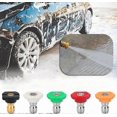 thumbnail image 1 of Washer Nozzle Tips , Quick Release High Pressure 1/4\' Spray Nozzle Tips, DUS-025 Multiple Degrees ,4000PSI,for Car Cleaning ,5PCS, 1 of 5
