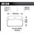 thumbnail image 4 of Hawk Performance HB100J.480 Plaquette de Frein, 4 of 5