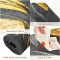 thumbnail image 6 of FREEAMG Abstract Black Golden Vortex Long Trivet Table Runner Non-Slip Heat Resistant Table Protector Waterproof Easy to Clean Artistc Marble Hot Pads Pot Holder Table Mats, 6 of 7