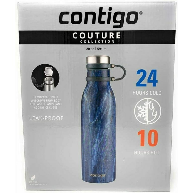 Contigo, Dining, Contigo 2 Pack 2 Oz Water Bottles Autoseal Couture  Collection 8 Hours Cold