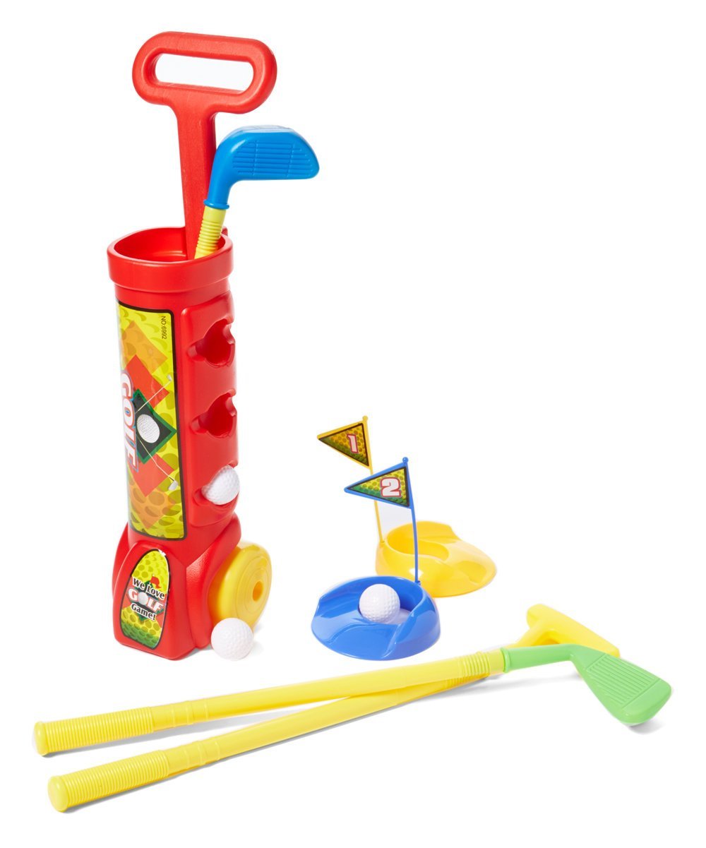 Pro Active Deluxe Sport Children Kid's Toy Golf Golfing Playset w/ 5