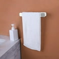 thumbnail image 6 of Btomtd No Punch Wall Mounted Slipper Rack Bathroom Toilet Shoe Storage Shelf for Drying, White, 6 of 6