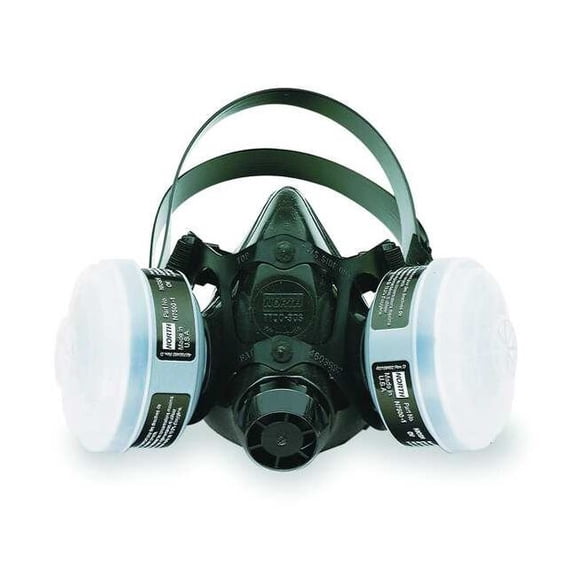 Honeywell North Half Mask Respirator Kit,L,Black 7701N95L