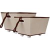 Delta Storage Bins with Wheels, Set of 2, Choose your Color