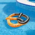 thumbnail image 2 of Pool Central 51" Inflatable Chocolate Covered Pretzel Swimming Pool Float, 2 of 4