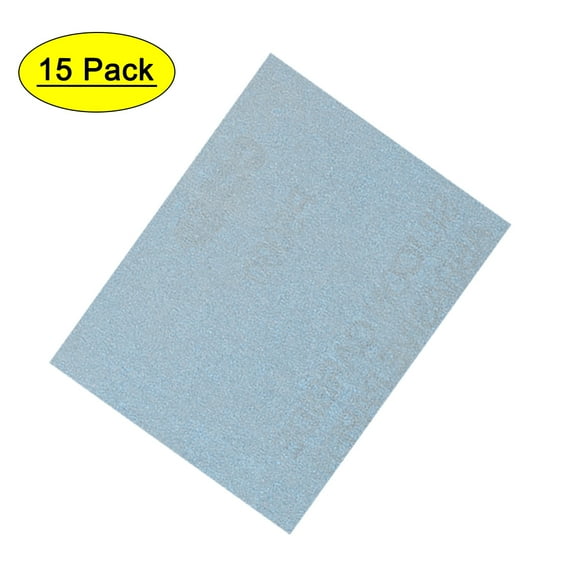 Uxcell 9" x 11" (230mm x 280mm) 5000 Grits Wet Dry Waterproof Sandpapers 15 Pack