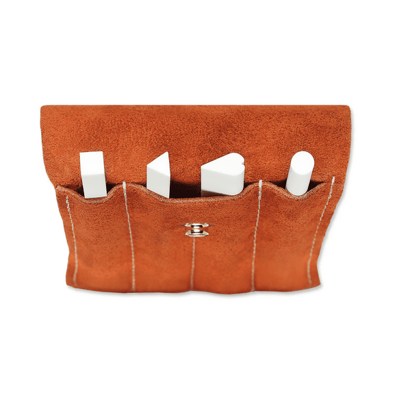 Spyderco - Ensemble de Dossiers d'Affûtage en Céramique Blanche avec Pochette à Fermeture à Pression en Suède - Pierre Céramique - 400F