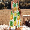 thumbnail image 2 of Lunarable Pineapple Sleeveless Dress for Women Clothing Female Women's Summer Skirt, 2 of 7