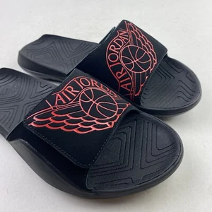 Nike Air Jordan Hydro 7 Slides Mens Size 9 Black University Red