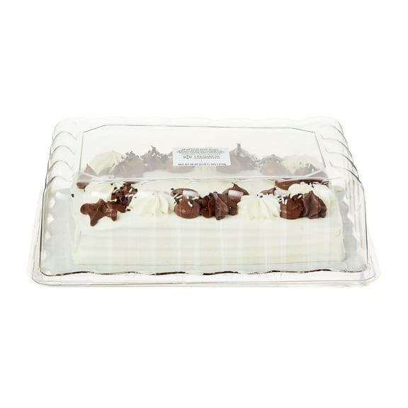 Freshness Guaranteed Half Chocolate & Half Vanilla 1/4 Sheet Cake, 59 oz (Refrigerated)