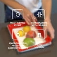 thumbnail image 3 of Plateau Alimentaire Zéro Déchet Contenants de Rangement pour Aliments Plat Réutilisable Plateau de Conservation des Aliments pour Congélateur Économiseurs d'Espace pour Aliments, 3 of 4