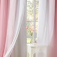 thumbnail image 3 of Junvictex Blackout Window Panels Bedroom Solid White 90% Blackout Curtains 52"Wx63"L,4pcs, 3 of 6
