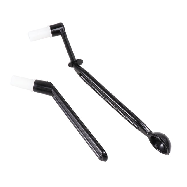 TABLZONE 2Ud Cepillo Para Limpiar Cafetera Con Doble Cabezal De Nylon Y Angulado Negro