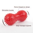 thumbnail image 3 of Balle de Massage en PVC à Picots en Forme D\'arachide pour Exercice de Musculation en Extérieur et Intérieur, 3 of 9