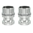 thumbnail image 1 of Uxcell 2 Paquete 2" Adaptadores de Bloqueo de Cámara de Aluminio - Adaptador Macho x Rosca NPT Femenina, 1 of 5