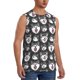 thumbnail image 2 of Fotbe Husky Men's Camiseta sin Mangas Estampada para Hombres, Playera Casual para Gimnasio, Entrenamiento, Playa-X-Large, 2 of 7