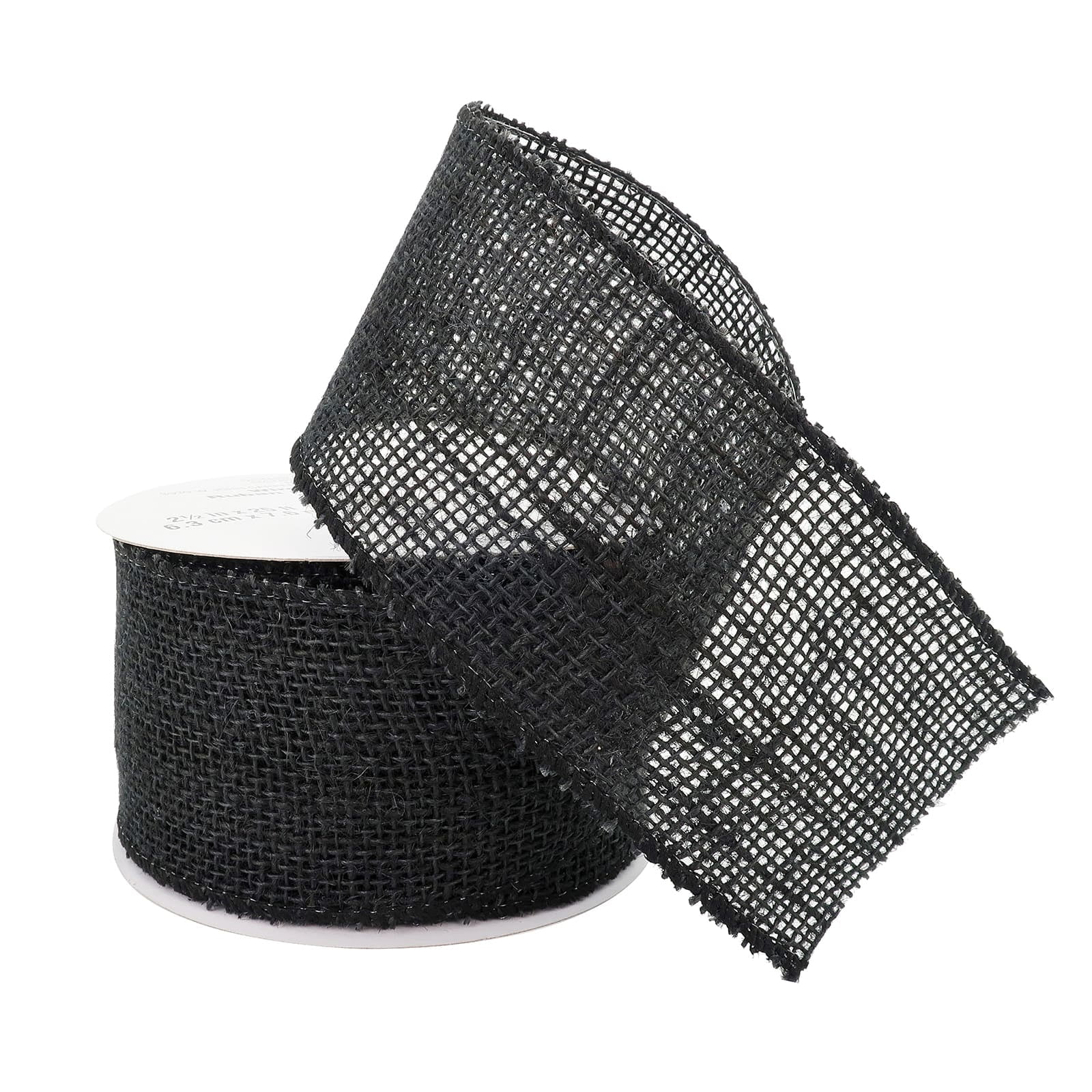 12 Pack: 2.5" x 25ft. Faux Burlap Wired Ribbon by Celebrate It