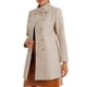 thumbnail image 4 of Abrigos de invierno Inspire Chic para mujer, abrigo de doble botonadura con cuello de pie, XL, beige, 4 of 6