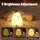 thumbnail image 3 of Luz nocturna para niños, linda lámpara de silicona con forma de pera para bebés y niños pequeños, luz nocturna de frutas para niños y niñas (pera), 3 of 5