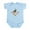 Sky Blue, variant on CafePress - Venice Beach Infant Bodysuit - Baby Light Bodysuit, Size Newborn - 24 Months