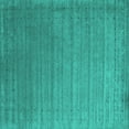 thumbnail image 1 of Ahgly Company Indoor Square Abstract Turquoise Blue Contemporary Area Rugs, 5' Square, 1 of 4