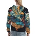 thumbnail image 7 of Kdxio Stained Glass Eagle USA Print Womens Oversized Hoodies Sweatshirts Hooded Pullover Tops Sweaters Casual-Large, 7 of 7