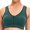 Green, variant on Tinglu Front Zipper Sports Bra Women's Underwear Wireless Bras Active Yoga Sports Bra