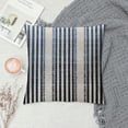 thumbnail image 2 of GOSMITH Boho Outdoor Throw Pillow Covers, Decorative Striped Pillow Covers with Tassels for Couch Bed Sofa, Navy Blue and Cream White, 2 of 5