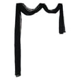 thumbnail image 2 of Washranp Sheer Window Scarf,Solid Color Ultra-thin Soft Voile Textured Bed Canopy Scarf Curtains for Home Decor 196.85*53.15inch, 2 of 5