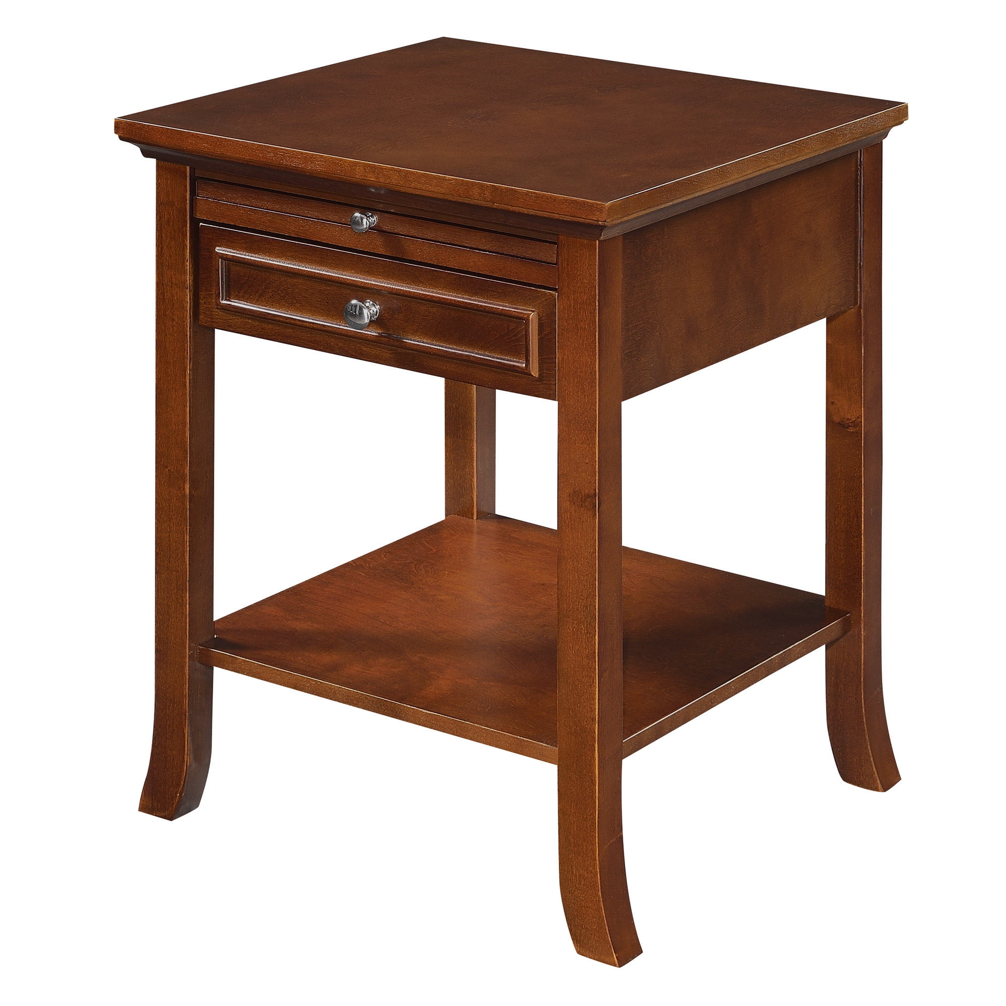 Convenience Concepts American Heritage Logan End Table with Drawer and Slide, Multiple Colors