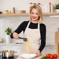 thumbnail image 5 of Pasta Tong, Stainless Steel Comb Style Spaghetti Server, Multi-Color Kitchen Tongs for Salad and Noodle, Food Grade Pasta Fork Clamp, Durable B885_Gold, 5 of 5