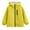 Yellow, variant on UQJfacai Kids Rain Jacket Heart Print Waterproof Fleece Lined Hooded Windbreaker with Pockets Trendy Fall Winter Lightweight Outdoor Raincoats for Boys Girls 4-15 Years
