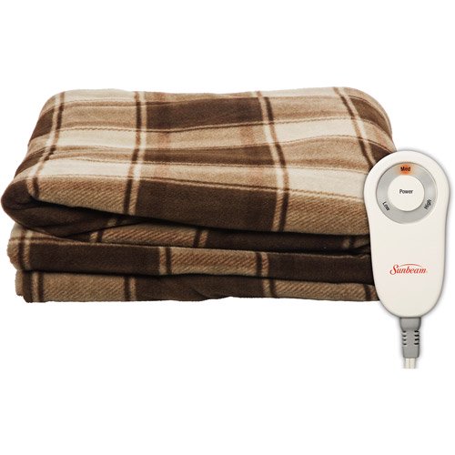 Sunbeam Fleece Heated Electric Warming Throw