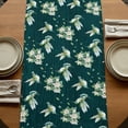 thumbnail image 5 of Table Runners 72 Inches Long Dress Scarves, Green Summer Botanical Farmhouse Kitchen/Dining Table Runner, Coffee Tablerunners, Spring Floral Birds Farmhouse 18x72 Inch, 5 of 9