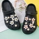 thumbnail image 5 of FloreceBien Colgante de zapatos de flores 19-25 piezas, decoración de zapatos de flores de perlas de diamantes de agua de cristal, lindo colgante de zapatos para niñas y mujeres, 5 of 7