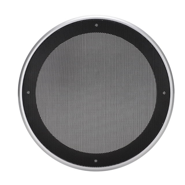 2pcs 8in Car Speaker Cover Damageproof Audio Speaker Subwoofer Circle Protective Metal Mesh Cover Decorative For Small / Car Speakers