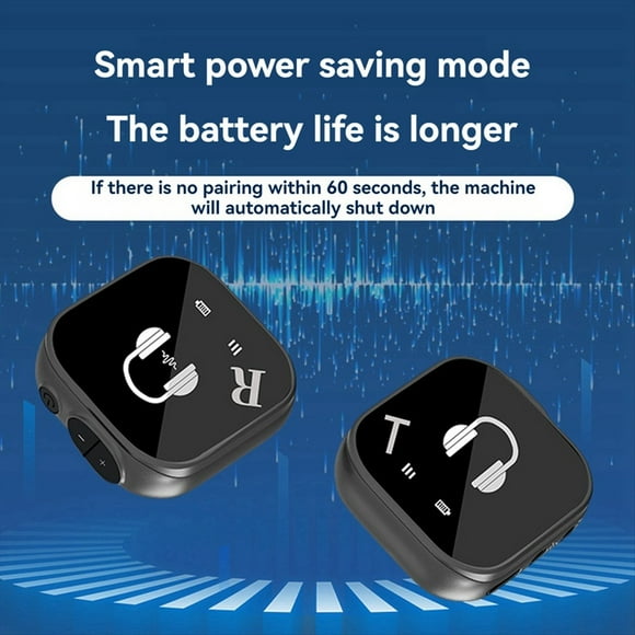 de Monitor de Oído Inalámbrico 5.8G Auriculares Inalámbricos de Monitor de Auricular Transmisor Receptor Emparejamiento Automático