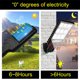 thumbnail image 5 of Bewildely Luz alimentada por energía Solar con Control remoto, lámpara inteligente de montaje en pared de bajo voltaje, iluminación decorativa de ahorro Jardín y Patio Bewildely HA065703-00, 5 of 6