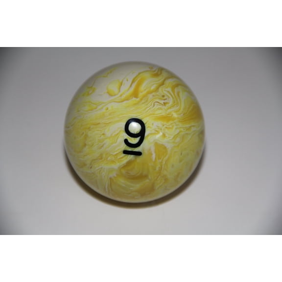 BuyBocceBalls Listing - EPCO Replacement Ball #9 Marbleized Glo Regulation Billiard or Pool Set, 5.75oz, 2.25" diam