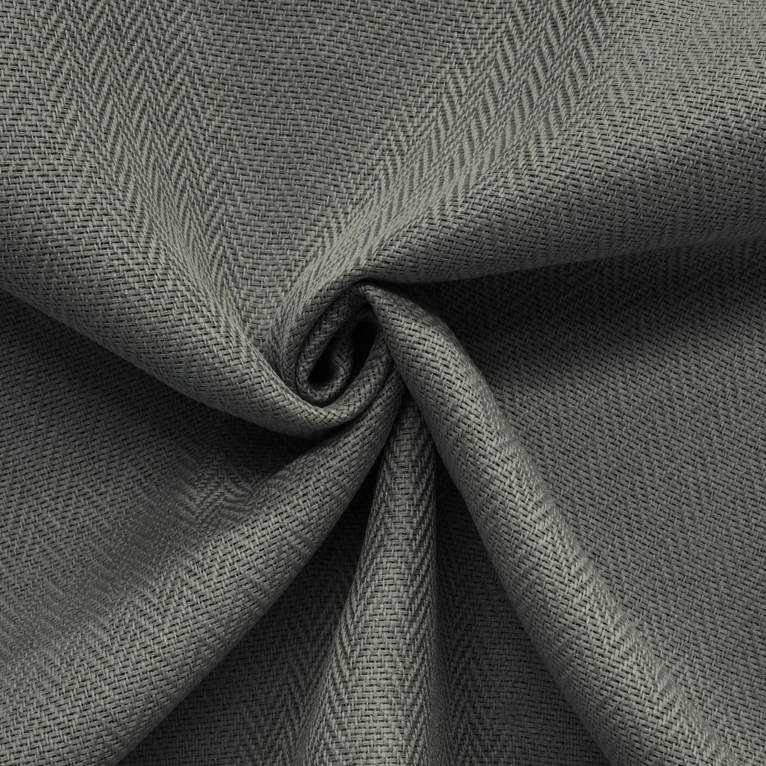 Loft Living Girona assombrissement des pièces Double Tetiere panneau de rideau 52 x 63 in Charbon