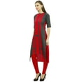thumbnail image 2 of Phagun Womens Indian Cotton Designer Tunic Top Asymmetrical Hem Kurti Casual Wear Kurta, 2 of 7