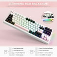 thumbnail image 6 of MAMBASNAKE x ATTACK SHARK M87 75% Wireless Gaming Keyboard, BT5/2.4G/Wired, 27 RGB Chroma Backlit, 6 of 9
