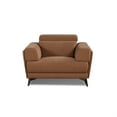 thumbnail image 6 of Contemporary Living Room Chair with Adjustable Headrest, Brown, 6 of 9