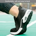 thumbnail image 3 of Safety Shoes Men's Lightweight Work Shoes Steel Toe Cap Sporty Sneakers Non-Slip Cushioning, 3 of 7