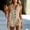 Beige, variant on Women Summer Clothes Sleeveless V Neck Women's Romper Solid Color Button Down Regular Fit Beach Outfits for Women for Going Out and Party XS-2XL